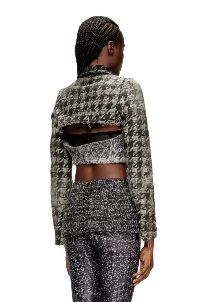 de-ansis-fsh2 Shrug in houndstooth-weave denim