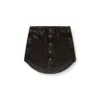 de-ard Denim button-front miniskirt