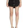 de-ard Denim button-front miniskirt