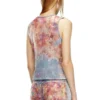 de-ciri-fse Tank top in flower devoré denim