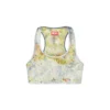 de-detop-fse Cropped top in flower devoré denim