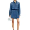 de-drevia-s Denim dress with back embroidery