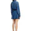 de-drevia-s Denim dress with back embroidery