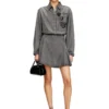 de-drevia-s Denim dress with embroidered patches