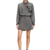 de-drevia-s Denim dress with embroidered patches