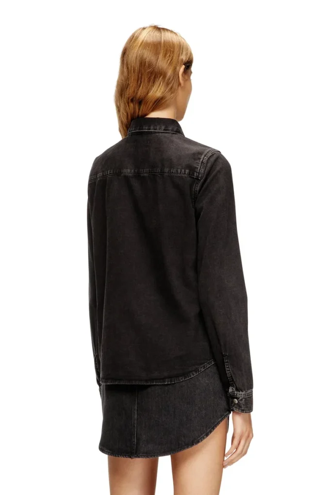 de-eazy Denim shirt with contrasting stitching