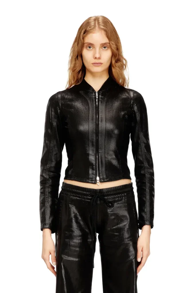 de-gary-d jogg Cropped jacket in shiny coated JoggJeans