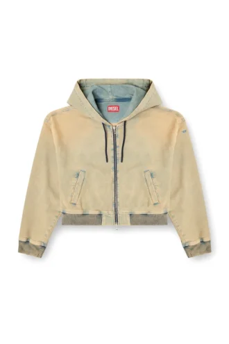 de-giri-crop jogg Zipped hoodie in coloured JoggJeans
