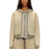 de-giri-crop jogg Zipped hoodie in coloured JoggJeans