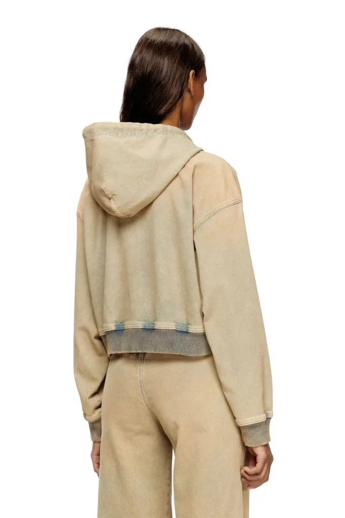 de-giri-crop jogg Zipped hoodie in coloured JoggJeans