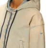 de-giri-crop jogg Zipped hoodie in coloured JoggJeans