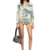 de-grafy-fsh Jacket in houndstooth-weave denim