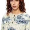 de-grafy-fsh Jacket in houndstooth-weave denim