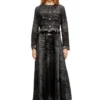 de-hannie-fsh Full skirt in lasered cotton-hemp denim