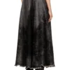 de-hannie-fsh Full skirt in lasered cotton-hemp denim