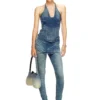 de-janice-s Halterneck top in Reform denim