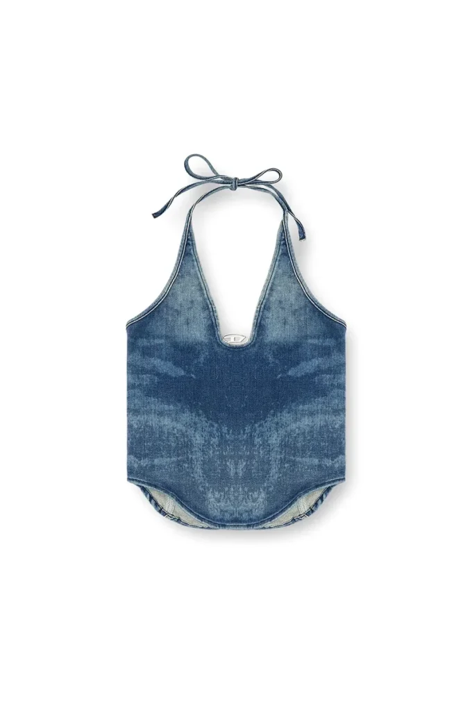 de-janice-s Halterneck top in Reform denim