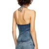de-janice-s Halterneck top in Reform denim