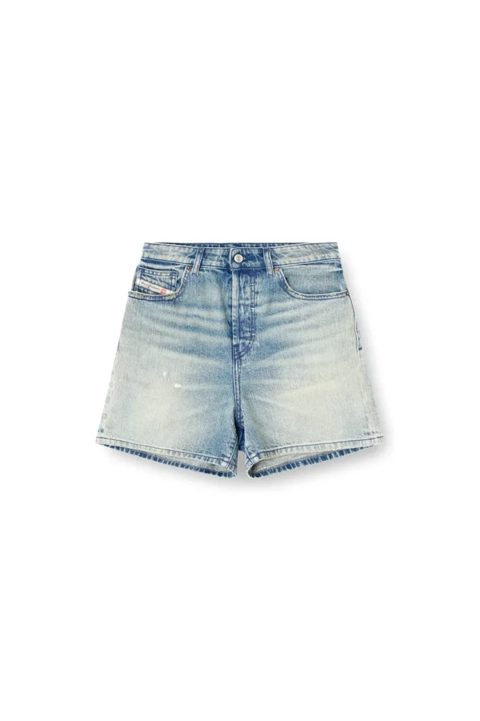 de-jiro Shorts in worn-effect denim