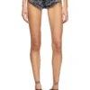 de-jizz-fsh2 Shorts in houndstooth tie-dye denim