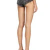 de-jizz-fsh2 Shorts in houndstooth tie-dye denim