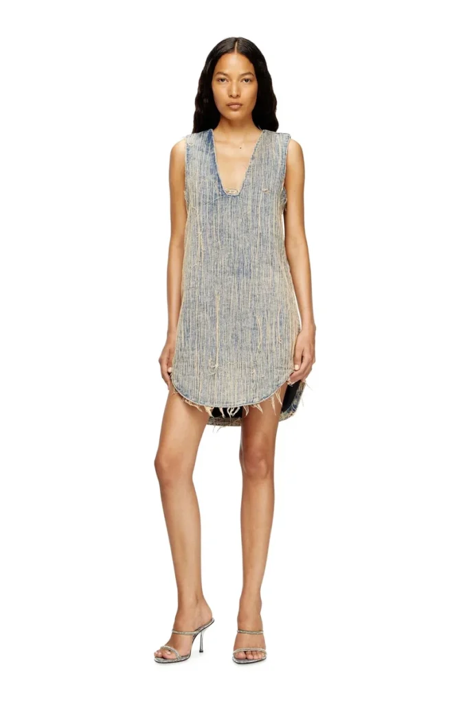 de-laris-dress-s2 Distressed effect denim dress