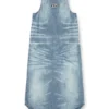 de-lina-s Long dress in marbled denim