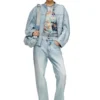 de-marge-fse Oversized jacket in crystal denim