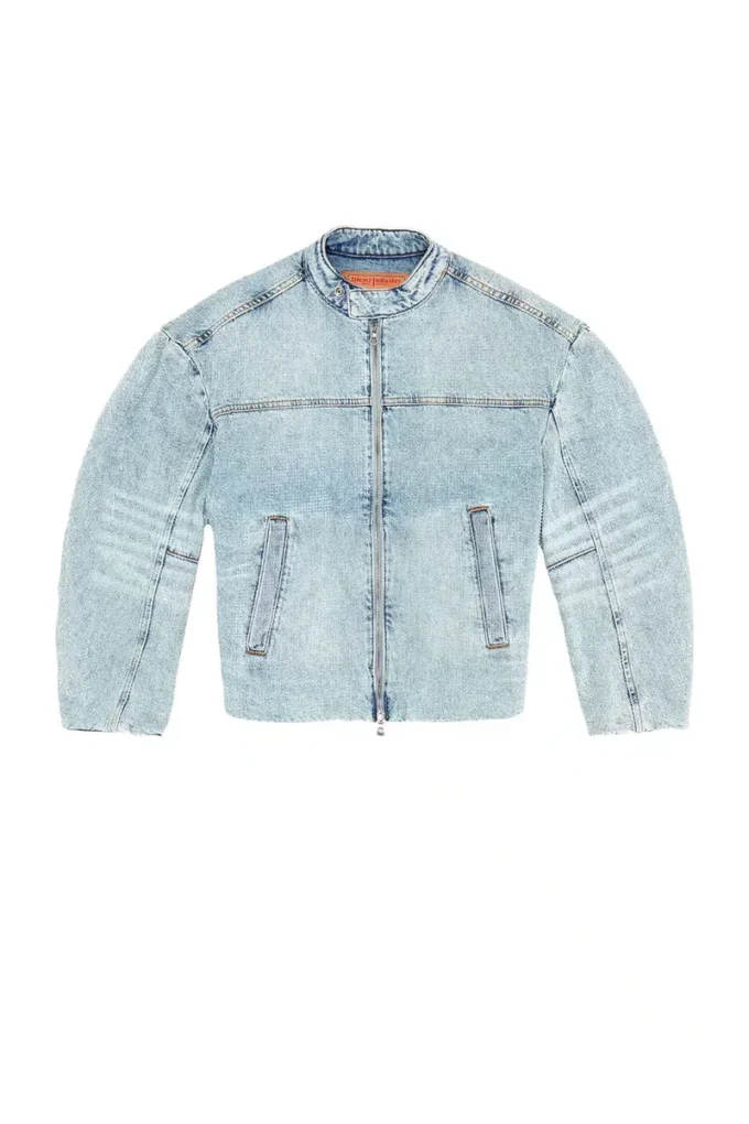 de-marge-fse Oversized jacket in crystal denim