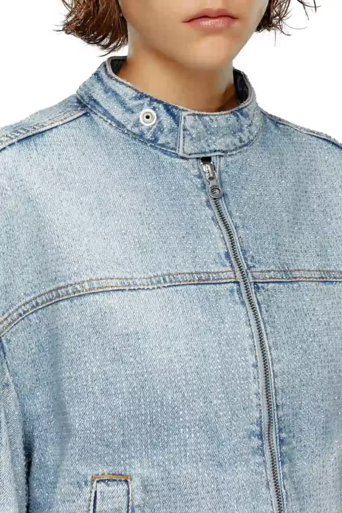 de-marge-fse Oversized jacket in crystal denim