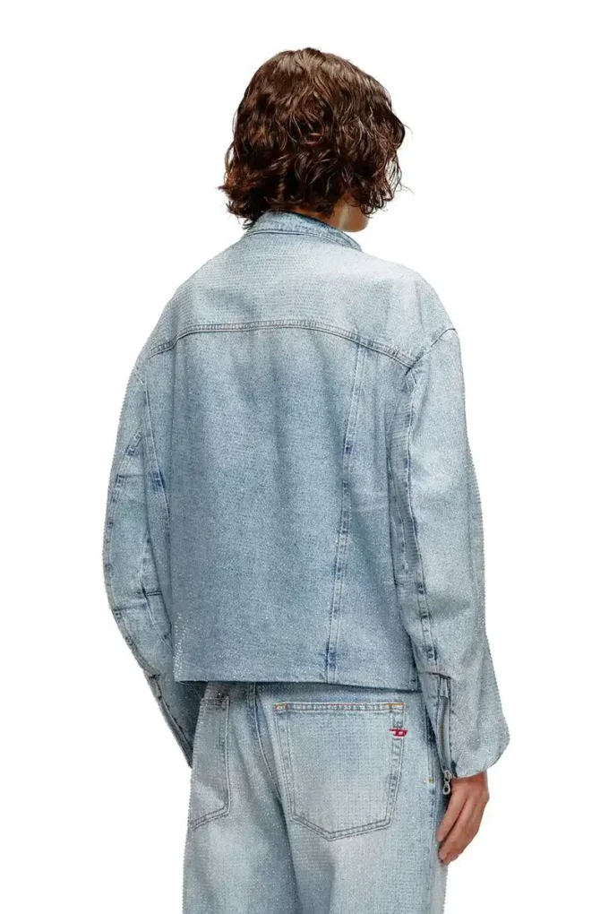 de-marge-fse Oversized jacket in crystal denim