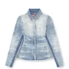 de-masly-fsh Shirt in distressed honeycomb denim