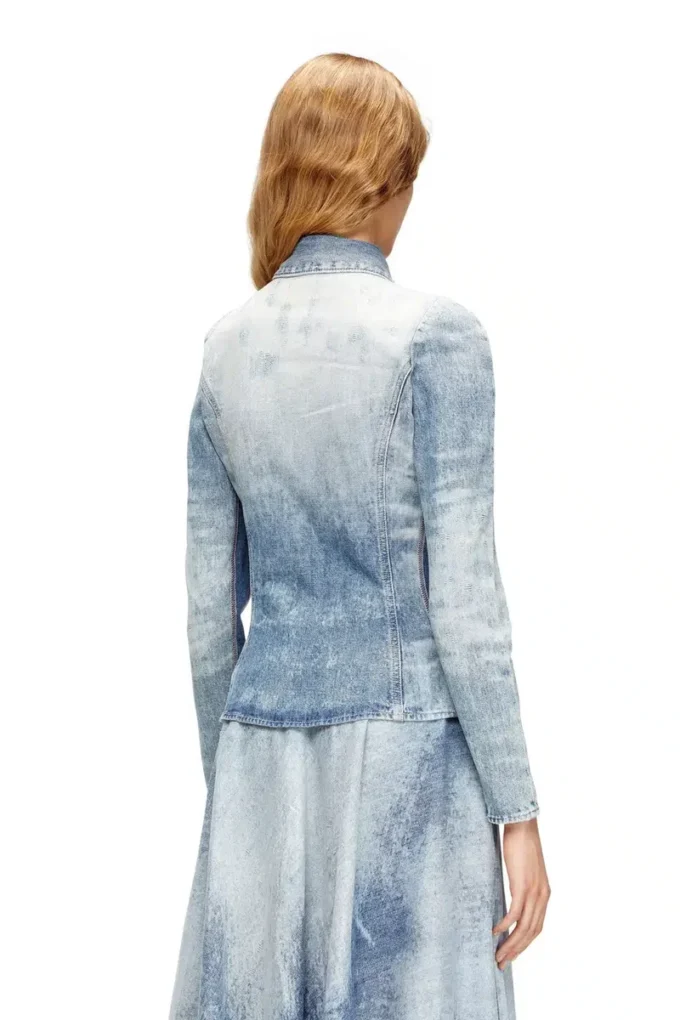 de-masly-fsh Shirt in distressed honeycomb denim