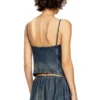 de-mellis-s Top in gradient fluid denim