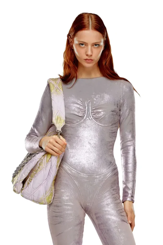 de-nikki-ls-fse Bodysuit in shimmering denim
