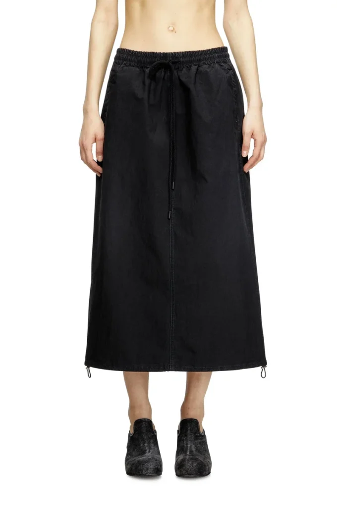 de-oren-c jogg Midi skirt in technical JoggJeans