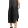 de-plumy-s Denim midi skirt with shadow effect