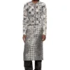 de- rathian-fsh Midi skirt in Prince of Wales jacquard denim