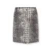de- rathian-fsh Midi skirt in Prince of Wales jacquard denim