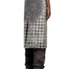de- rathian-fsh Midi skirt in Prince of Wales jacquard denim