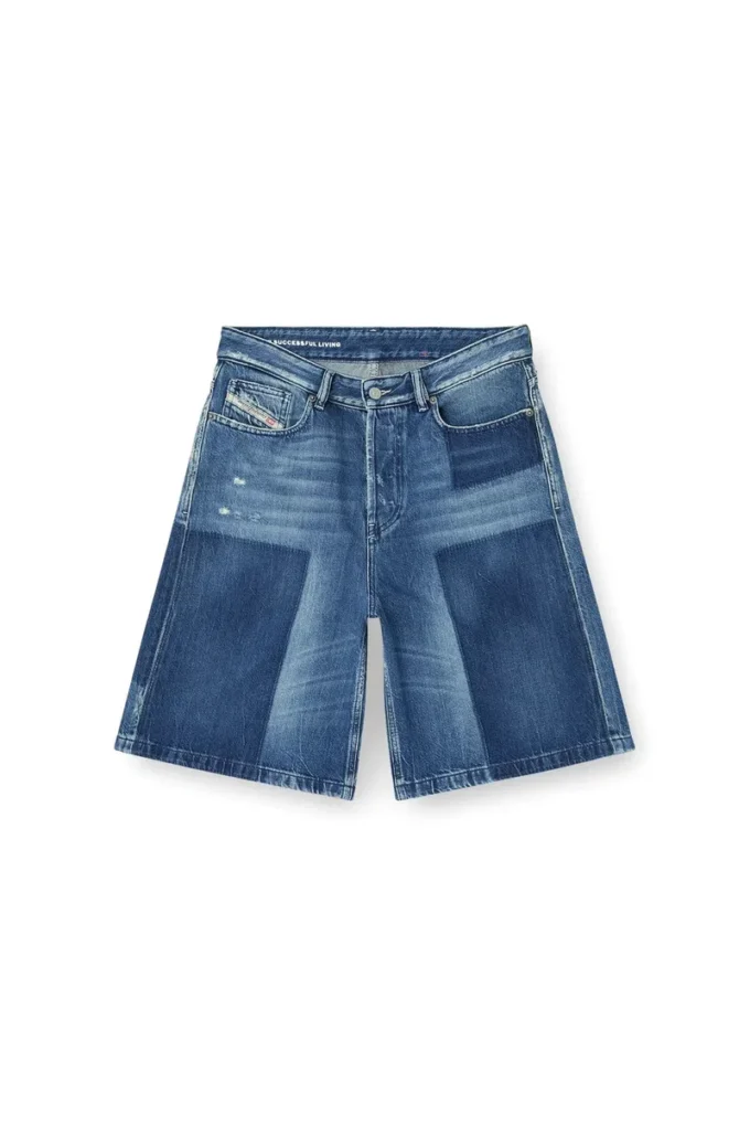 de-sire-short Shorts in contrast-effect denim