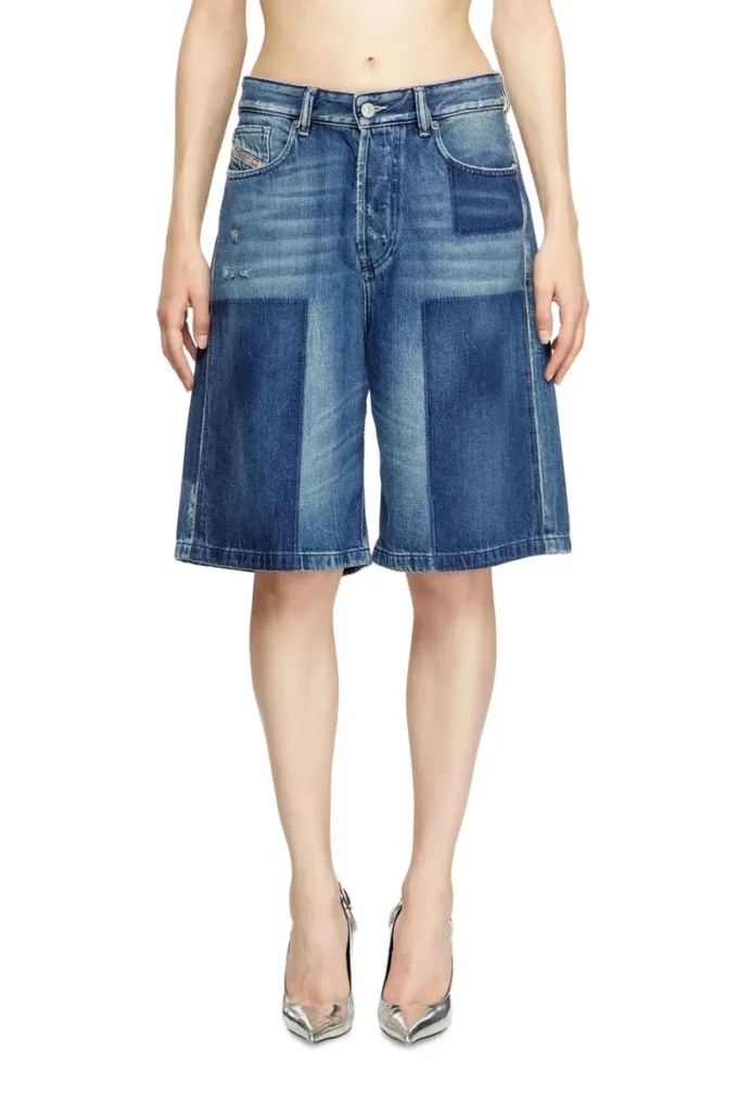 de-sire-short Shorts in contrast-effect denim
