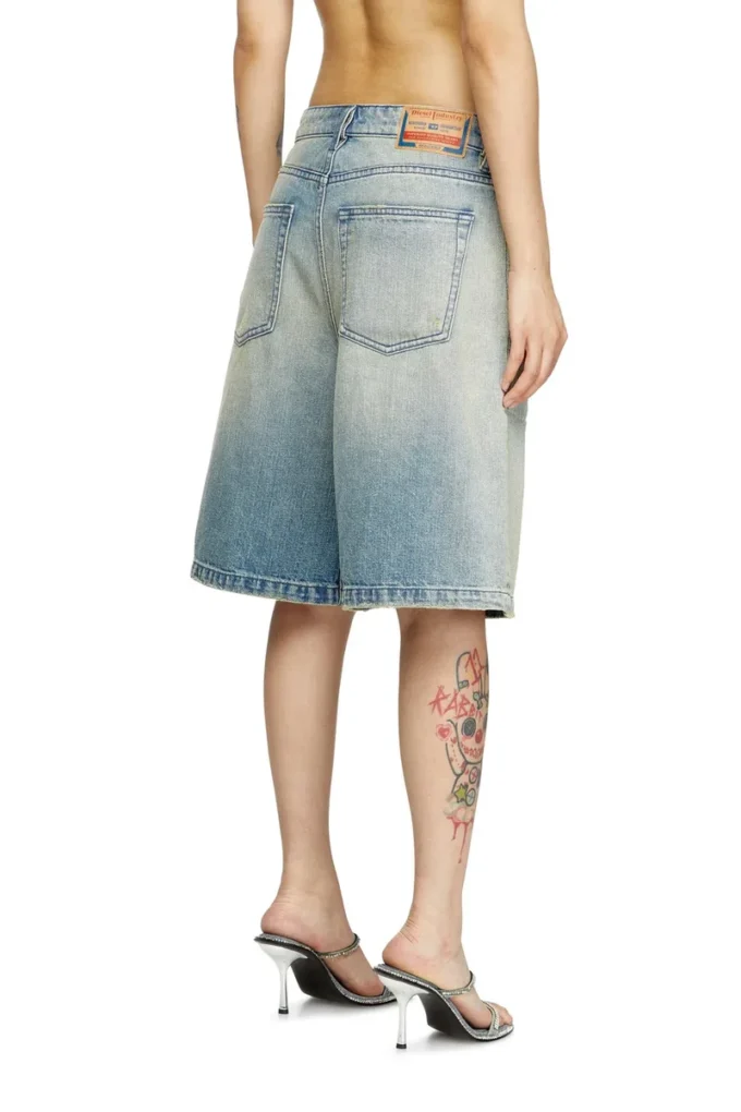 de-sire-short Shorts in worn-effect denim