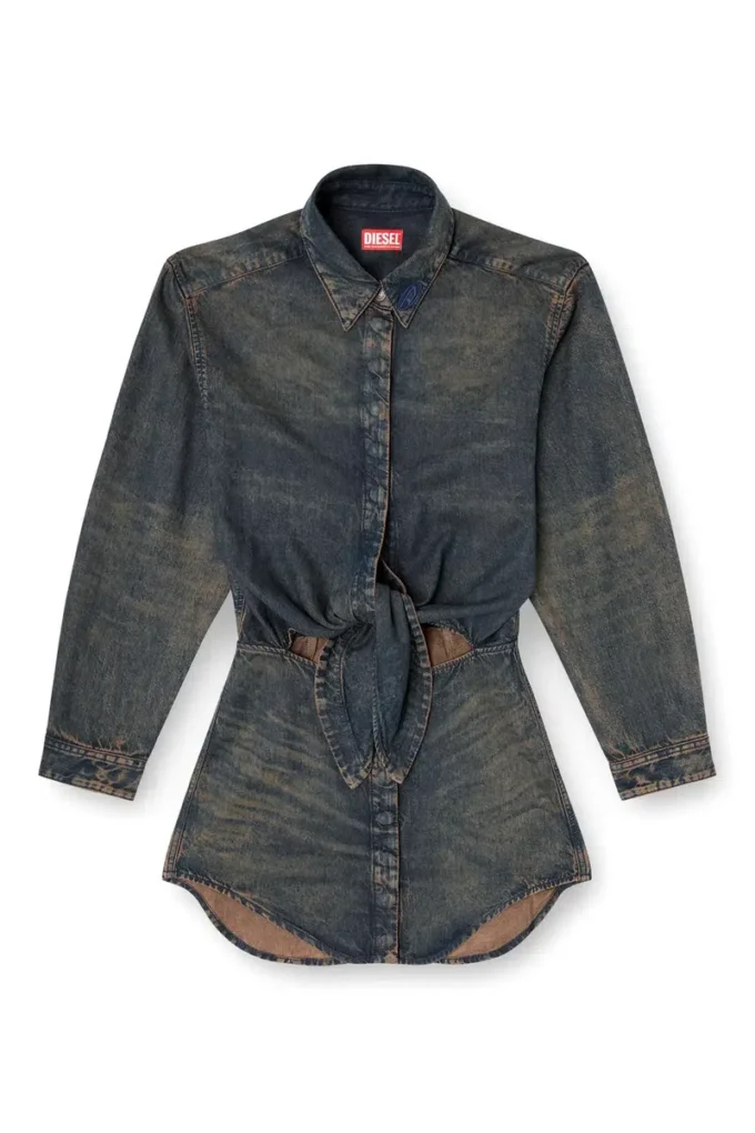 de-susan-s Dress in fluid denim