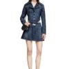 de-sweny-s1 Mini skirt in Prince of Wales denim