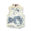 de-tapi-fsh2 Sleeveless top in houndstooth-weave denim