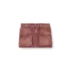 de-ton Denim miniskirt with patch pockets