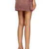 de-ton Denim miniskirt with patch pockets