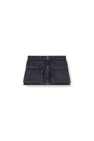de-ton Mini skirt in batavia-weave denim