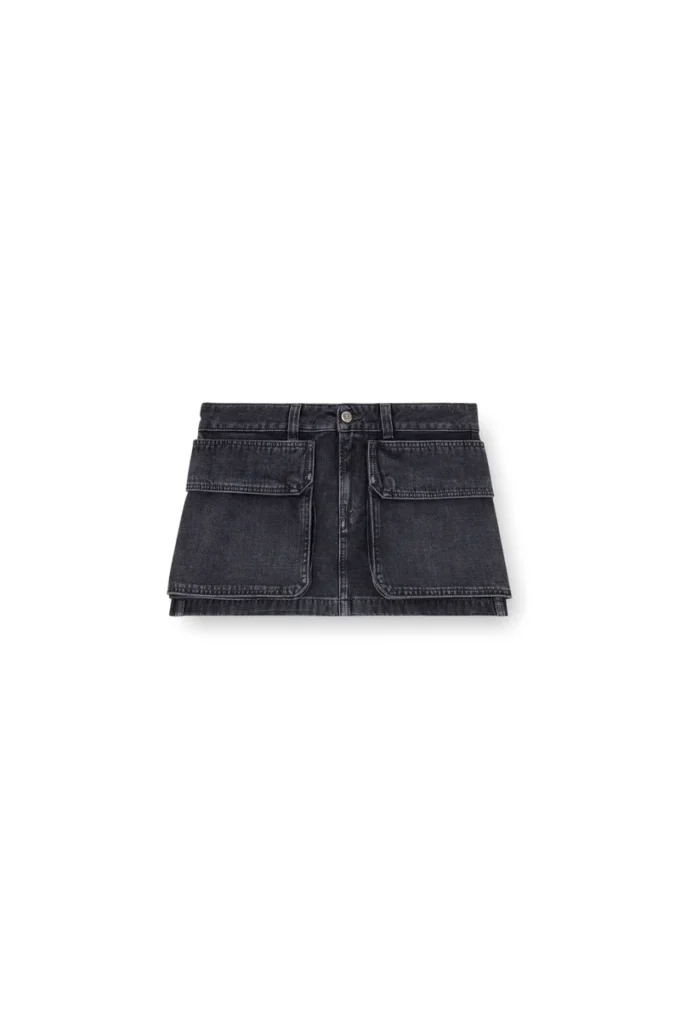 de-ton Mini skirt in batavia-weave denim
